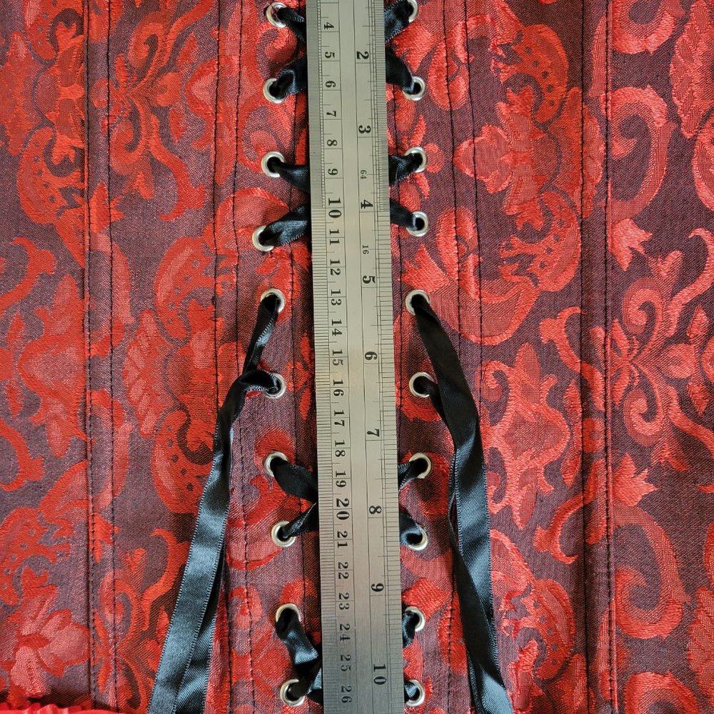 NWOT Red Corset Valentine Cosplay - Picture 6 of 7